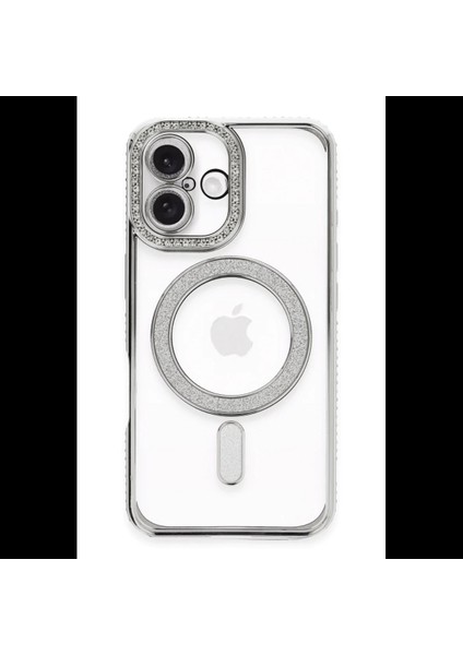 iPhone 16 Plus Kılıf Joke Simli Magneticsafe Kılıf