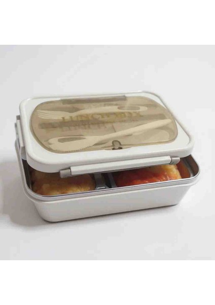 Çelik 2 Bölmeli Beslenme ve Yiyecek Taşıma Kutusu Bej ( Sefer Tası),0, 75 modelleri