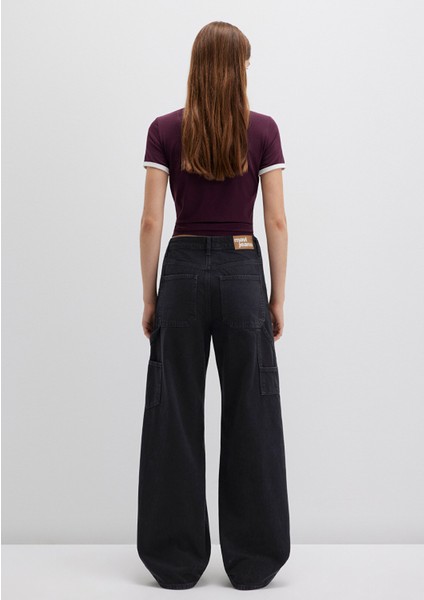 Kimberly 90lar Antrasit Smoke Jean Pantolon 1010626-88602