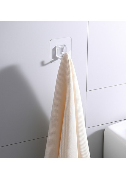 Geçmeli Klips Eşya Sabitleme Askısı 5 Adet Şeffaf Görünmez 10KG Taşıma