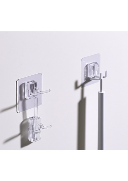 Geçmeli Klips Eşya Sabitleme Askısı 5 Adet Şeffaf Görünmez 10KG Taşıma modelleri