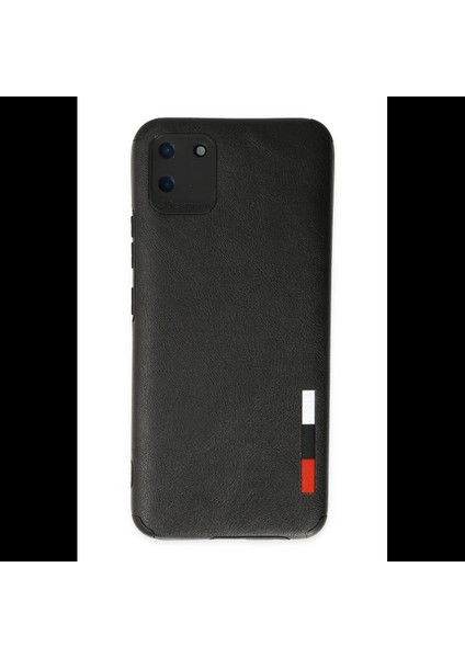 Realme C11 Kılıf Loop Deri Silikon - Siyah