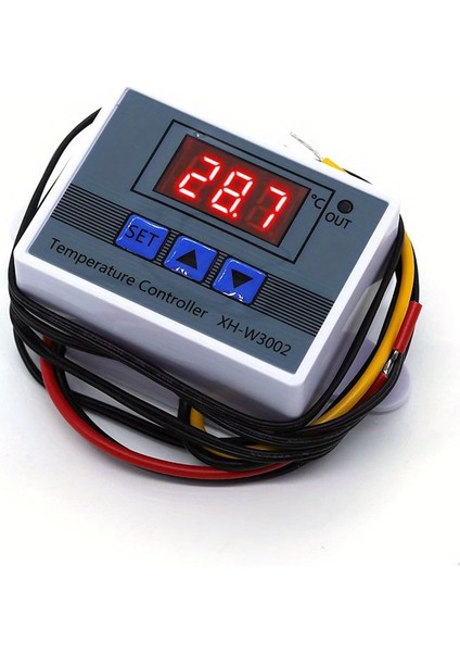 Dijital Termostat XH-W3002 LED Ekranlı Sıcaklık Kontrol Cihazı 220V ( Lisinya )