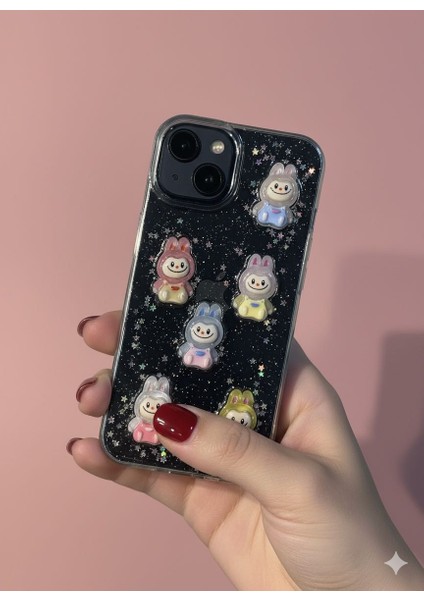 Iphone Uyumlu 3D Kabartmalı Labubu Kılıf modelleri