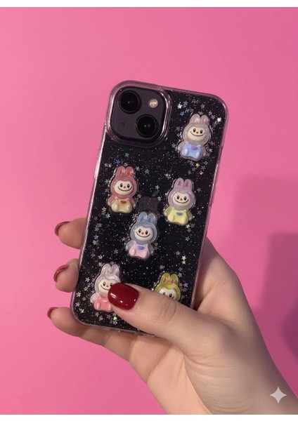 Iphone Uyumlu 3D Kabartmalı Labubu Kılıf indirimleri