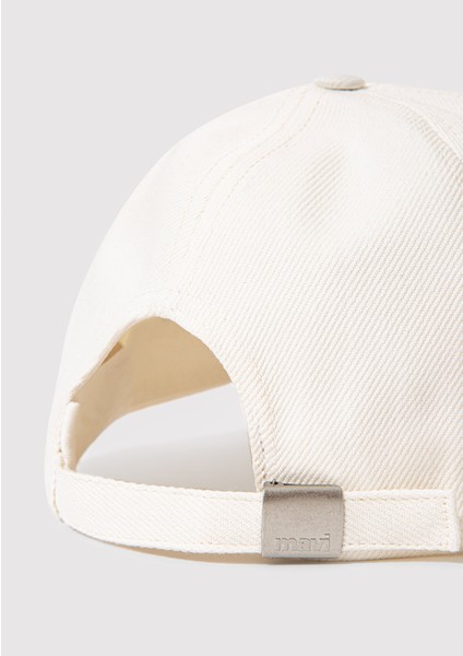 Kaplumbağa Nakışlı Ekru Şapka 1913011-28458