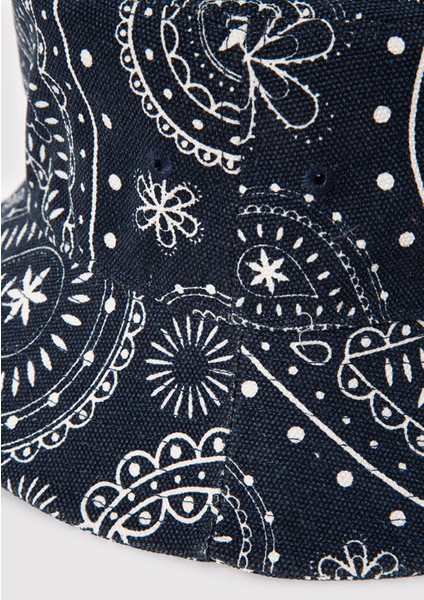 Baskılı Lacivert Bucket Şapka 1912974-70491