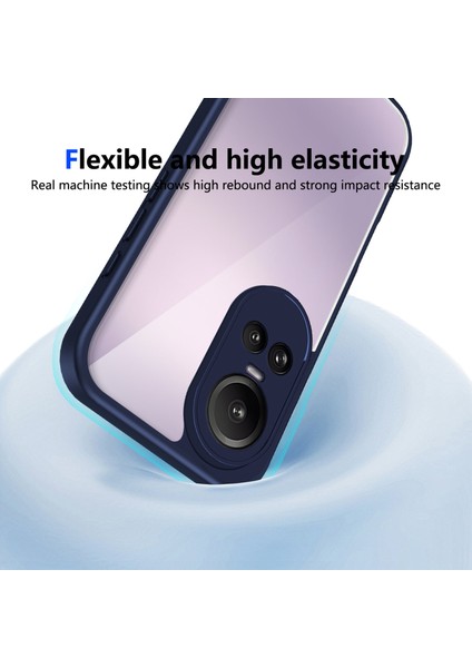 Oppo RENO10,IÇIN Eabhulie Kılıf, Kamera Lens Korumalı Hibrit 2'si 1 Arada Şeffaf Kılıf-Blue (Yurt Dışından) fırsatları