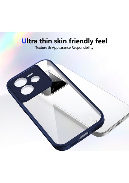 Realme Gt 7 Pro,için Eabhulie Kılıf, Kamera Lens Korumalı Hibrit 2'si 1 Arada Şeffaf Kılıf-Blue (Yurt Dışından) fırsatları