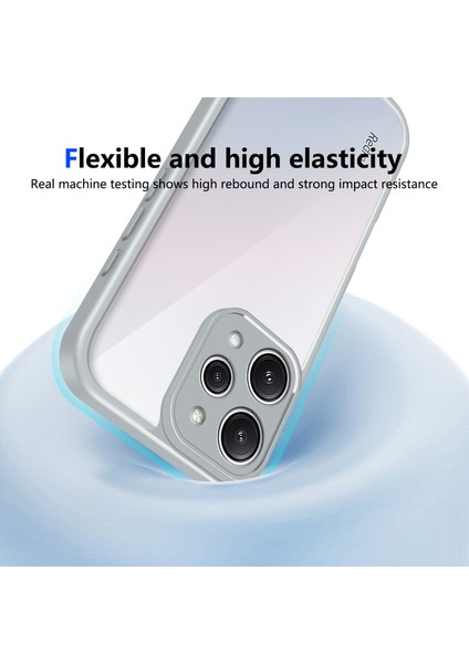 Xiaomi Redmi 12 4g,için Eabhulie Kılıf, Kamera Lens Korumalı Hibrit 2'si 1 Arada Şeffaf Kılıf-Gri (Yurt Dışından) fırsatları