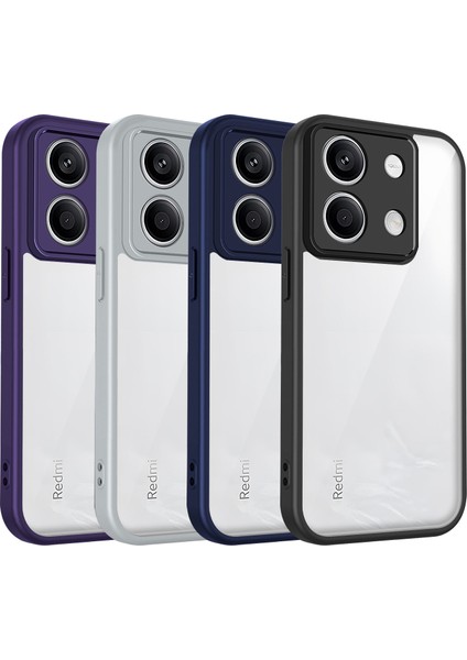 Xiaomi Redmi Note 13 4g,için Eabhulie Kılıf, Kamera Lens Korumalı Hibrit 2'si 1 Arada Şeffaf Kılıf-Siyah (Yurt Dışından) fiyatları