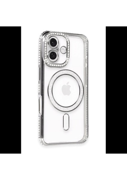 iPhone 16 Kılıf Joke Simli Magneticsafe Kılıf