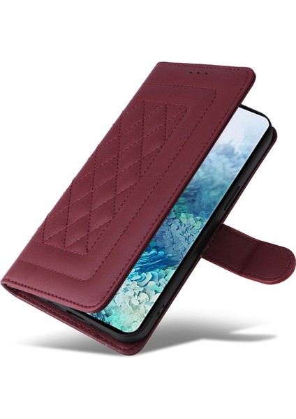 Samsung Galaxy S20 Plus 4g/5g Için El Kayışı ve Kart Yuvalı Premium Deri Cüzdan Kılıf-Kırmızı (Yurt Dışından) fırsatları