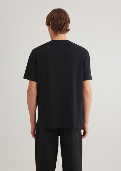 One Piece Baskılı Siyah Tişört 0612564-900