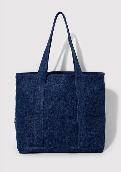 Kedi Nakışlı Denim Omuz Çantası 1913283-10241