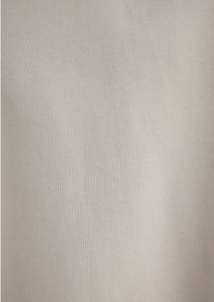 Dikiş Detaylı Gri Basic Sweatshirt 0S10314-82577