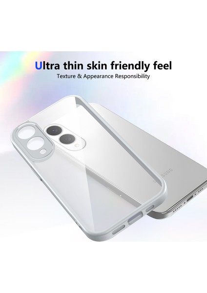 Samsung Galaxy S25 Edge,için Eabhulie Kılıf, Kamera Lens Korumalı Hibrit 2'si 1 Arada Şeffaf Kılıf-Gri (Yurt Dışından) fırsatları