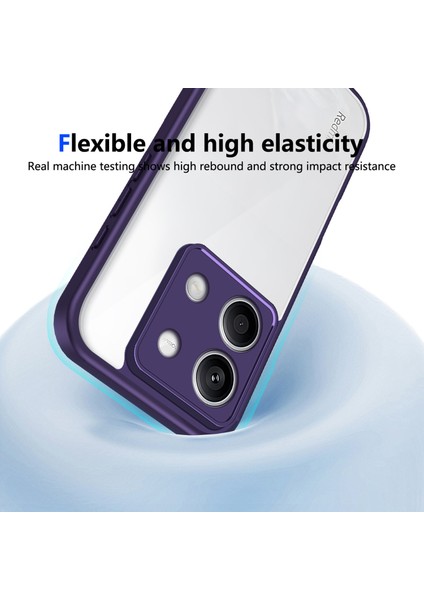 Xiaomi Redmi Note 13 Pro 5g,için Eabhulie Kılıf, Kamera Lens Korumalı Hibrit 2'si 1 Arada Şeffaf Kılıf-Mor (Yurt Dışından) fırsatları