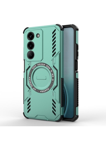 Oppo Realme V60 Pro Magsafe Kılıf, Manyetik Düşmeye Dayanıklı Telefon Kılıfı Kapağı Oppo Realme V60 Pro (Yurt Dışından)