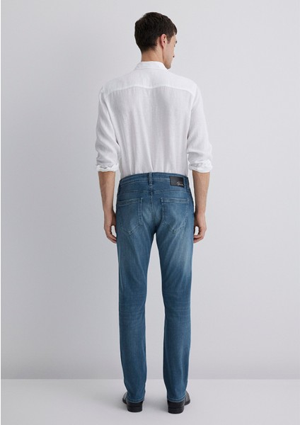 Marcus Lux Black Puslu Indigo Mavisi Jean Pantolon 0035189560