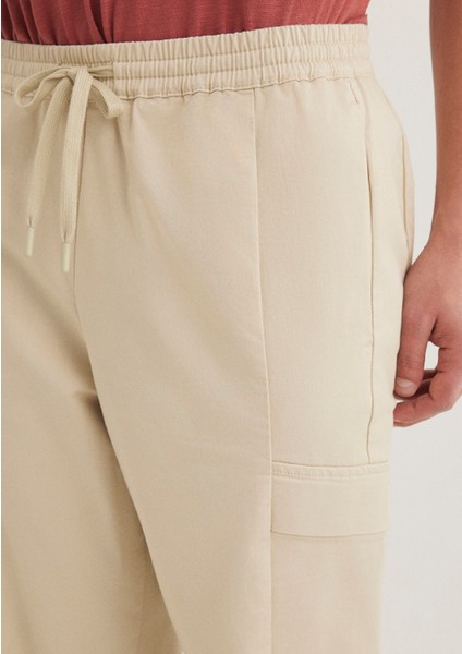 Bej Kargo Jogger Pantolon 0010430-70322