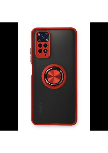 Xiaomi Redmi Note 11 Kılıf Montreal Yüzüklü Silikon Kapak