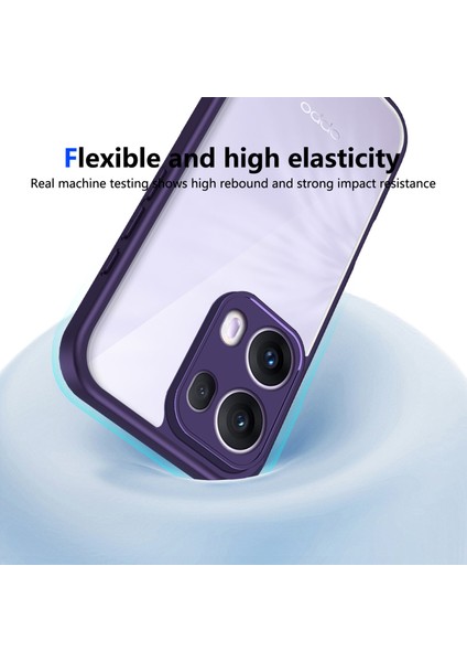Oppo RENO13 Pro,için Eabhulie Kılıf, Kamera Lens Korumalı Hibrit 2'si 1 Arada Şeffaf Kılıf-Mor (Yurt Dışından) indirimleri