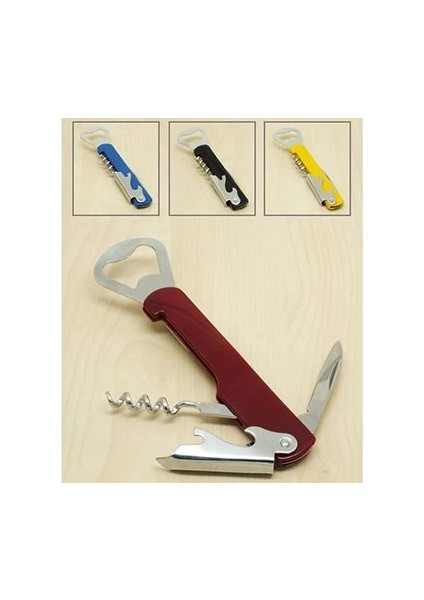 Çok Amaçlı ve Kullanışlı Metal Tirbişon - Açacak 4 Fonksiyonlu ( Lisinya ) modelleri