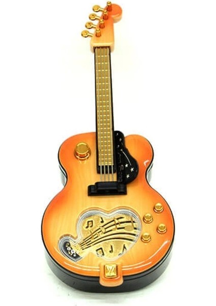 Gitar Görünümlü Nostaljik Müzik Kutusu ( Lisinya )