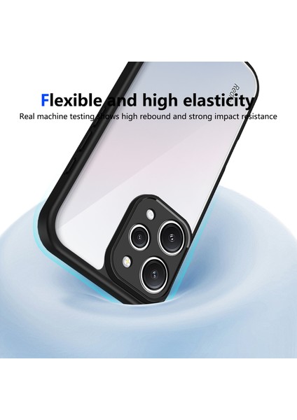 Xiaomi Redmi 12 4g,için Eabhulie Kılıf, Kamera Lens Korumalı Hibrit 2'si 1 Arada Şeffaf Kılıf-Siyah (Yurt Dışından) indirimleri
