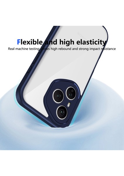 Honor 400 Pro,için Eabhulie Kılıf, Kamera Lens Korumalı Hibrit 2'si 1 Arada Şeffaf Kılıf-Blue (Yurt Dışından) fırsatları