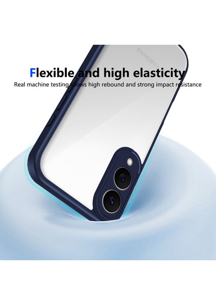 Samsung Galaxy S25 Edge,için Eabhulie Kılıf, Kamera Lens Korumalı Hibrit 2'si 1 Arada Şeffaf Kılıf-Blue (Yurt Dışından) indirimleri