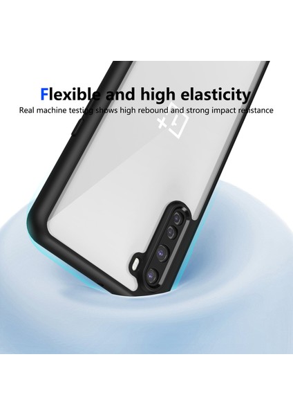 Oneplus Nord,için Eabhulie Kılıf, Kamera Lens Korumalı Hibrit 2'si 1 Arada Şeffaf Kılıf-Siyah (Yurt Dışından) indirimleri