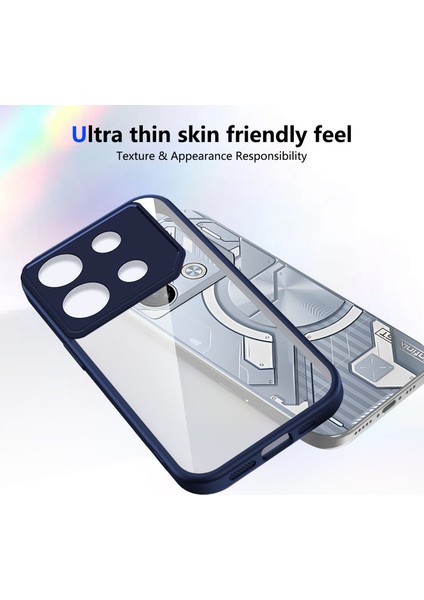 Infinix Gt 20 Pro,için Eabhulie Kılıf, Kamera Lens Korumalı Hibrit 2'si 1 Arada Şeffaf Kılıf-Blue (Yurt Dışından) fırsatları
