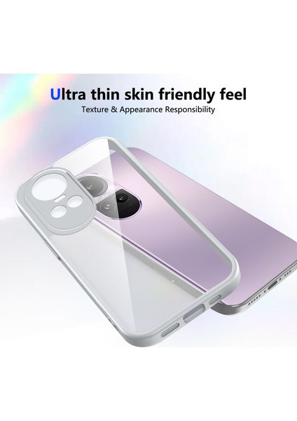 Oppo RENO10,IÇIN Eabhulie Kılıf, Kamera Lens Korumalı Hibrit 2'si 1 Arada Şeffaf Kılıf-Gri (Yurt Dışından) fırsatları