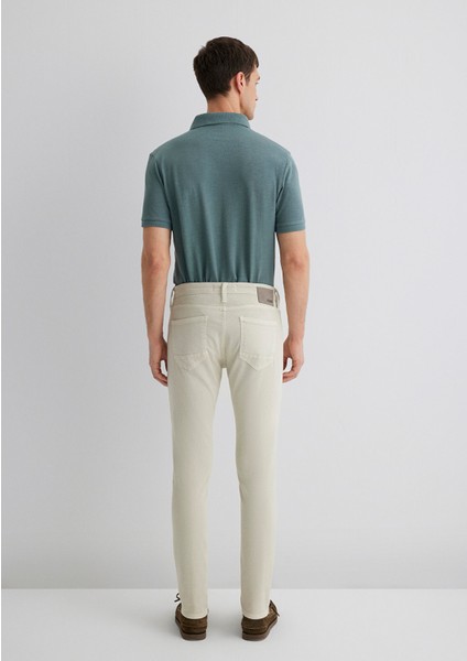 James Ekru Comfort Gabardin Pantolon 0042431024
