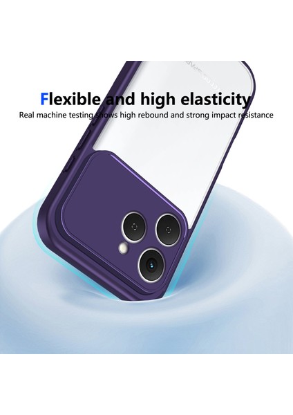 Tecno Spark 40,için Eabhulie Kılıf, Kamera Lens Korumalı Hibrit 2'si 1 Arada Şeffaf Kılıf-Mor (Yurt Dışından) indirimleri