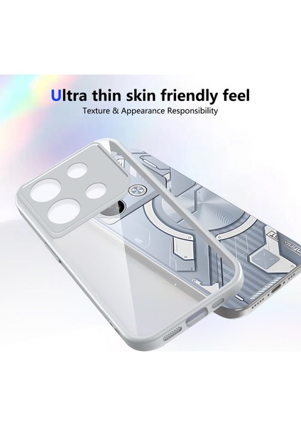 Infinix Gt 20 Pro,için Eabhulie Kılıf, Kamera Lens Korumalı Hibrit 2'si 1 Arada Şeffaf Kılıf-Gri (Yurt Dışından) fırsatları