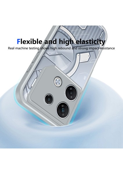 Infinix Gt 20 Pro,için Eabhulie Kılıf, Kamera Lens Korumalı Hibrit 2'si 1 Arada Şeffaf Kılıf-Gri (Yurt Dışından) indirimleri