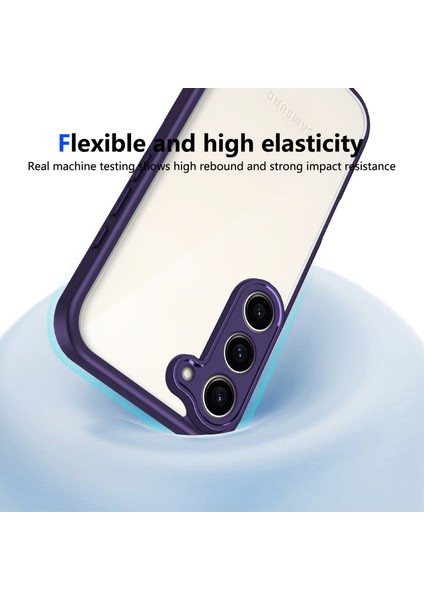 Samsung Galaxy S23 Plus,için Eabhulie Kılıf, Kamera Lens Korumalı Hibrit 2'si 1 Arada Şeffaf Kılıf-Mor (Yurt Dışından) indirimleri