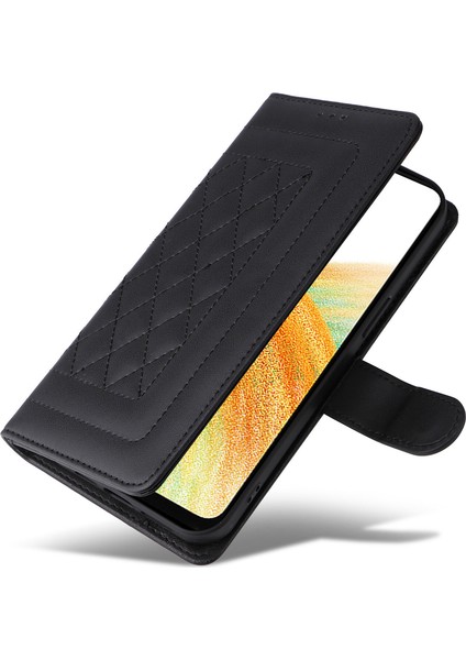 Samsung Galaxy A33 5g Için El Kayışı ve Kart Yuvalı Premium Deri Cüzdan Kılıf-Siyah (Yurt Dışından) fırsatları