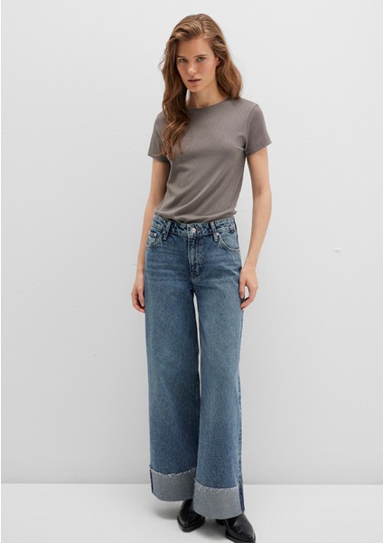 Gri Basic Tişört 1612904-70095