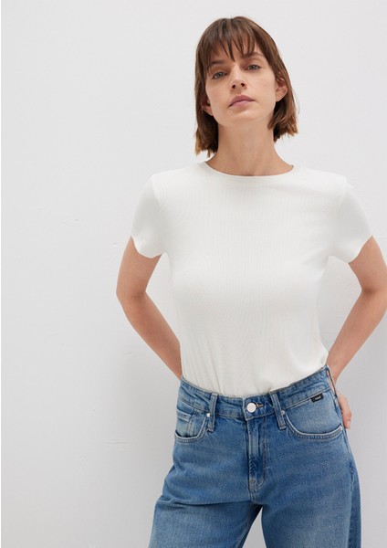 Beyaz Basic Tişört 1612904-80194