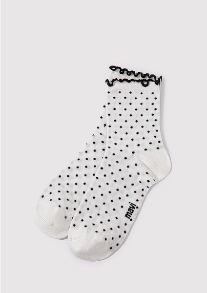 2li Ekru Soket Çorap 1913244-70053