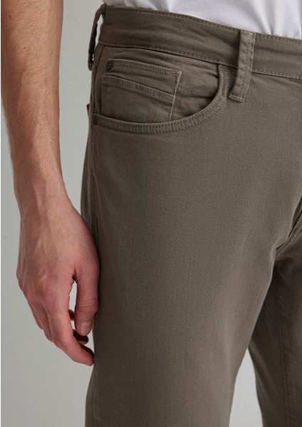 Marcus Puslu Zeytin Yeşili Comfort Gabardin Pantolon 0035188050