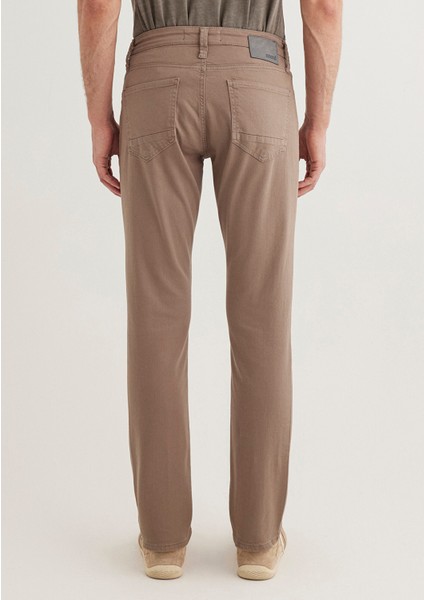 Marcus Kahverengi Comfort Gabardin Pantolon 0035189452