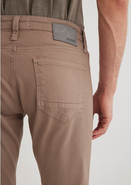 Marcus Kahverengi Comfort Gabardin Pantolon 0035189452