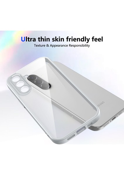 Samsung Galaxy A36,IÇIN Eabhulie Kılıf, Kamera Lens Korumalı Hibrit 2'si 1 Arada Şeffaf Kılıf-Gri (Yurt Dışından) fırsatları