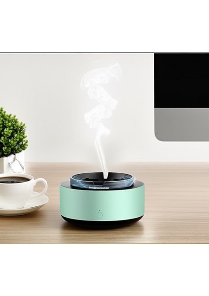 Dumanı Içine Çeken Kül Tablası Şık Tasarım Kötü Koku Önleyici Pilli