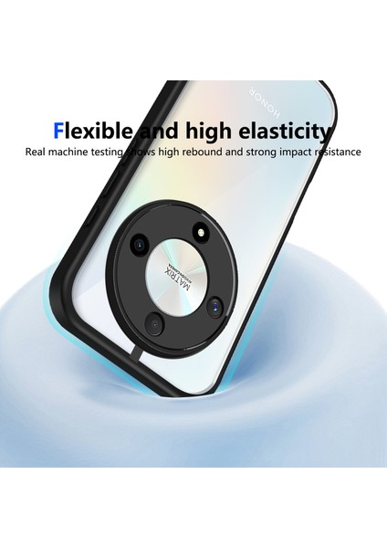 Honor X9B/MAGIC6 Lite,için Eabhulie Kılıf, Kamera Lens Korumalı Hibrit 2'si 1 Arada Şeffaf Kılıf-Siyah (Yurt Dışından) fırsatları